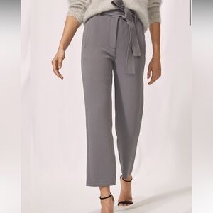 Aritzia Wilfred Tie Front Pants size women’s 4, dark gray